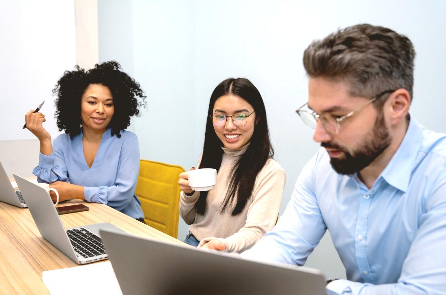Professional financial analyst working with complex scenario modeling software